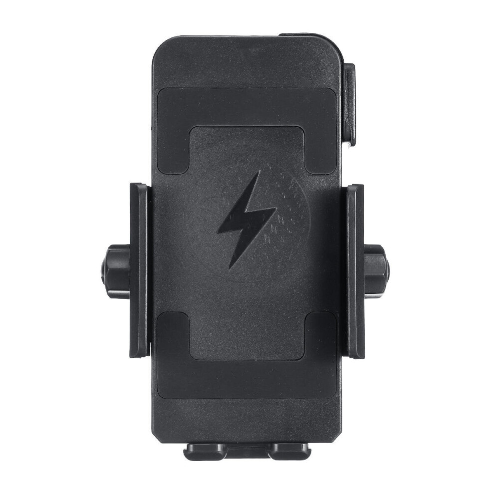 Motorbike 10W Qi Wireless Charger Fast Charging Motorcycle Phone Holder For 4.5 Inch-7.1 Inch Smart Phone Black 7082497866683