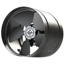 350mm Inline Duct Extractor Fan Zinc Plated Metal Arw Ducting Industrial Fan
