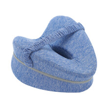 (Blue) Leg Cushion Memory Knee Pillow Leg Positioner