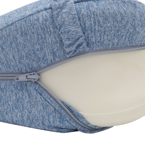 (Blue) Leg Cushion Memory Knee Pillow Leg Positioner 1