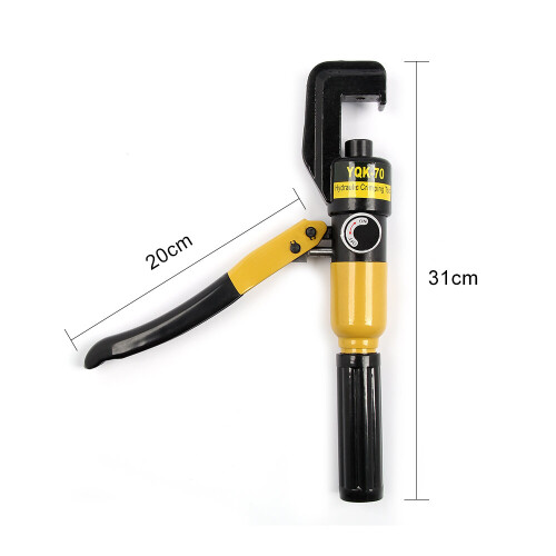 Tube Terminals Lugs Hydraulic Crimper Tool Kit Battery Cable Wire 2