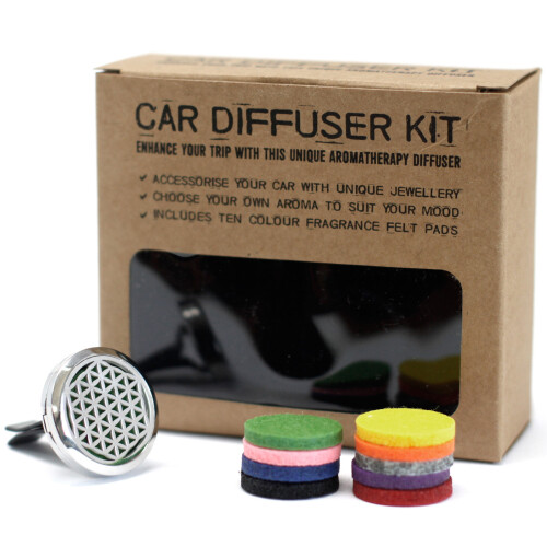 Car Diffuser Kit - Flower of Life - 30mm 2