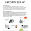 Car Diffuser Kit - Pewter Yoga Chakra - 30mm 2