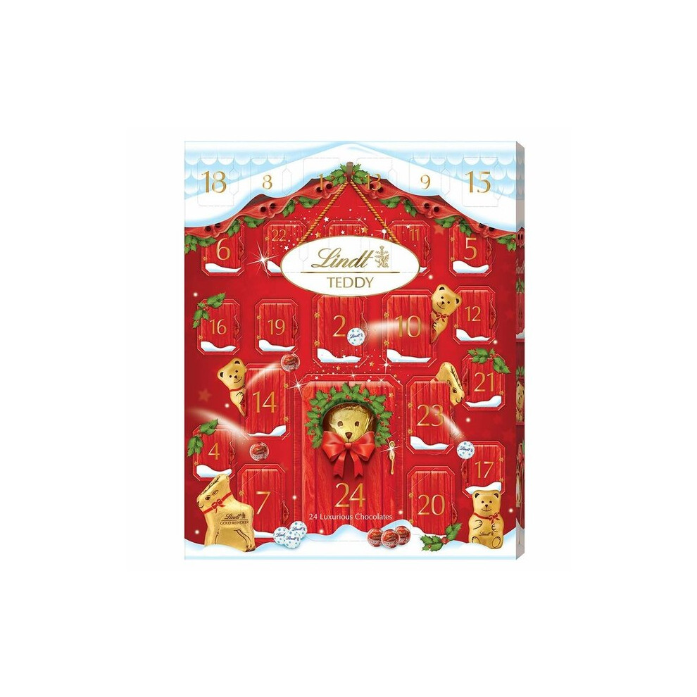 Lindt Golden Teddy Bear Adorable Chocolate Advent Calendar - 250g