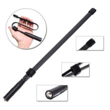 AR-152A Taktische Antenne SMA-Buchse Dual Band VHF UHF Faltbar für Walkie Talkie UV-5R UV-82
