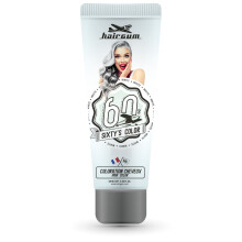 Coloration semi-permanente - Hairgum - Sixty's Color - Blanc - 60ml - Tous types de cheveux