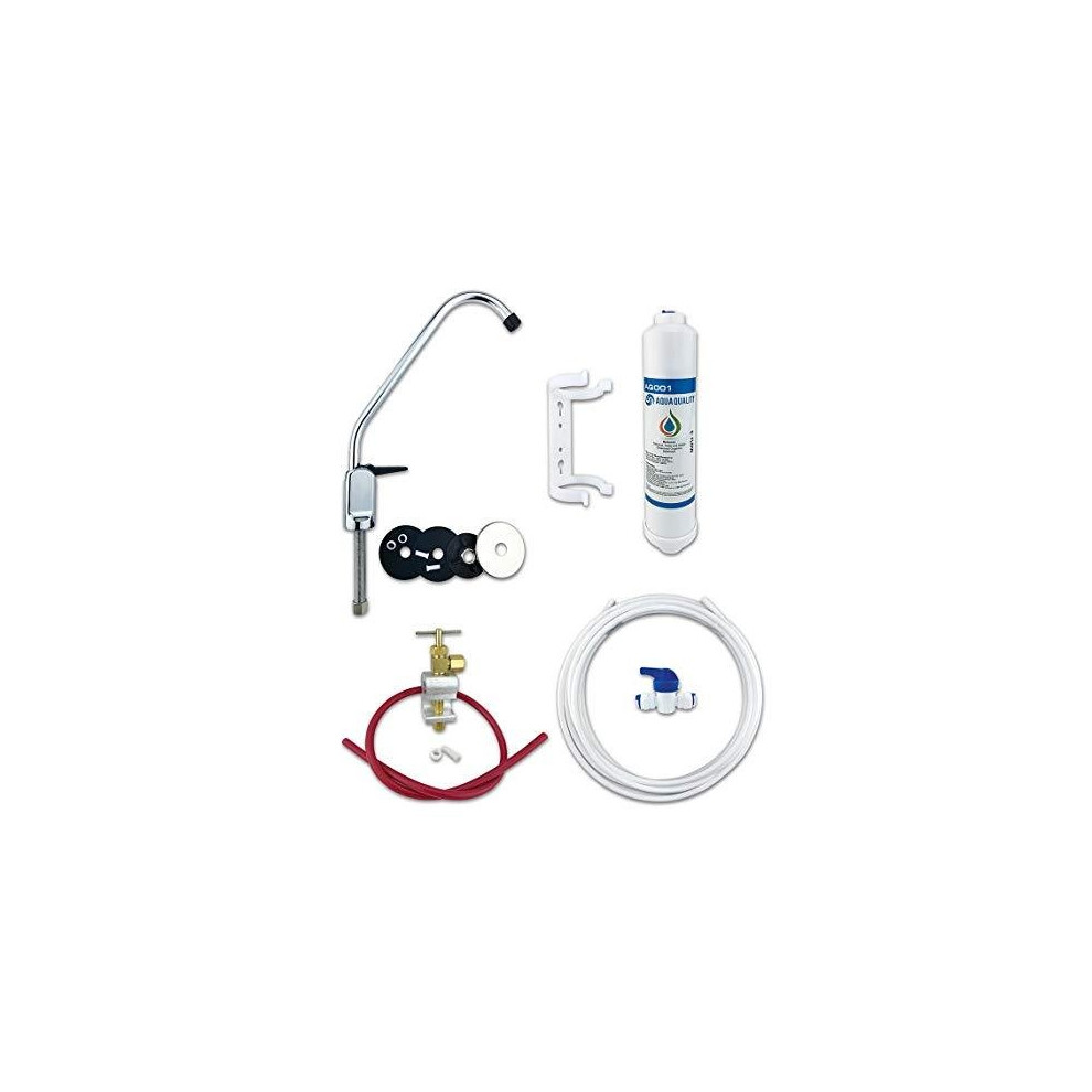 Under Sink Drinking Water Tap Filter Kit System Including Tap and Accessories
