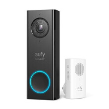 eufy Security Wi-Fi Video Doorbell, 2K Resolution, Real-Time Response, No Monthly Fees, Secure Local Storage