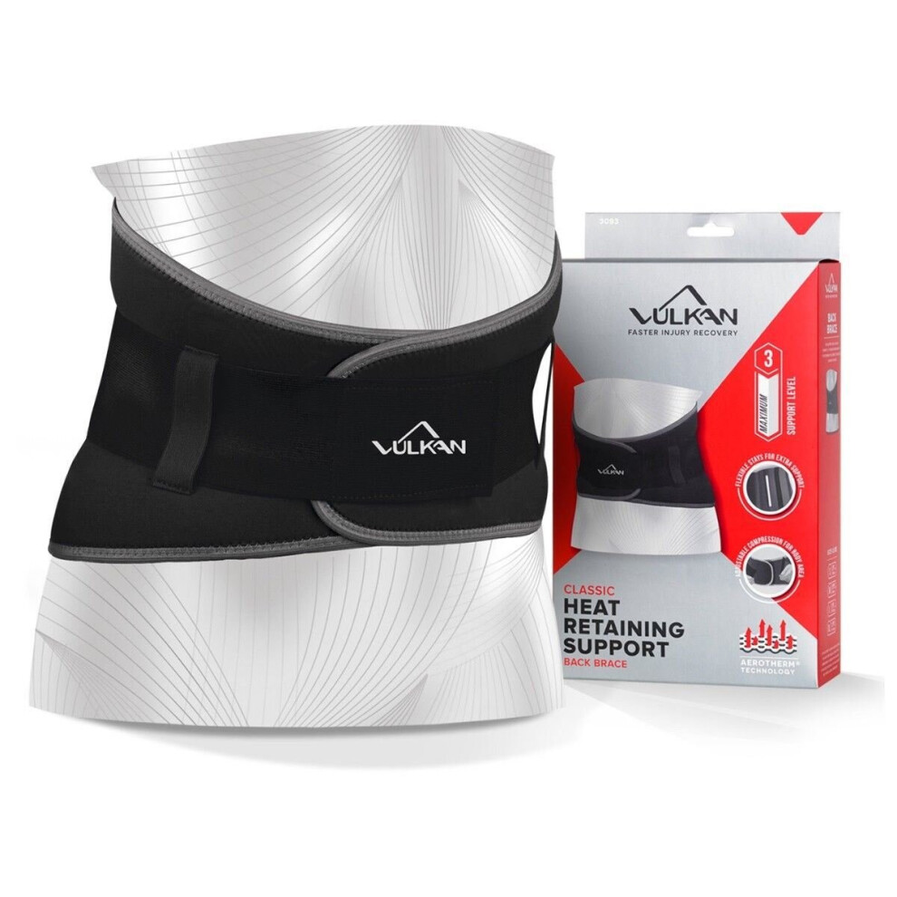 Vulkan (M) Classic 3093 Back Brace Stabilised Therapy Injury Rehab Lumbar Support