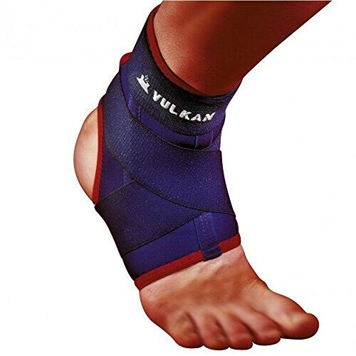 (L) Vulkan Classic 3058 Left Ankle Heat Therapy Foot Compression Support Sleeve