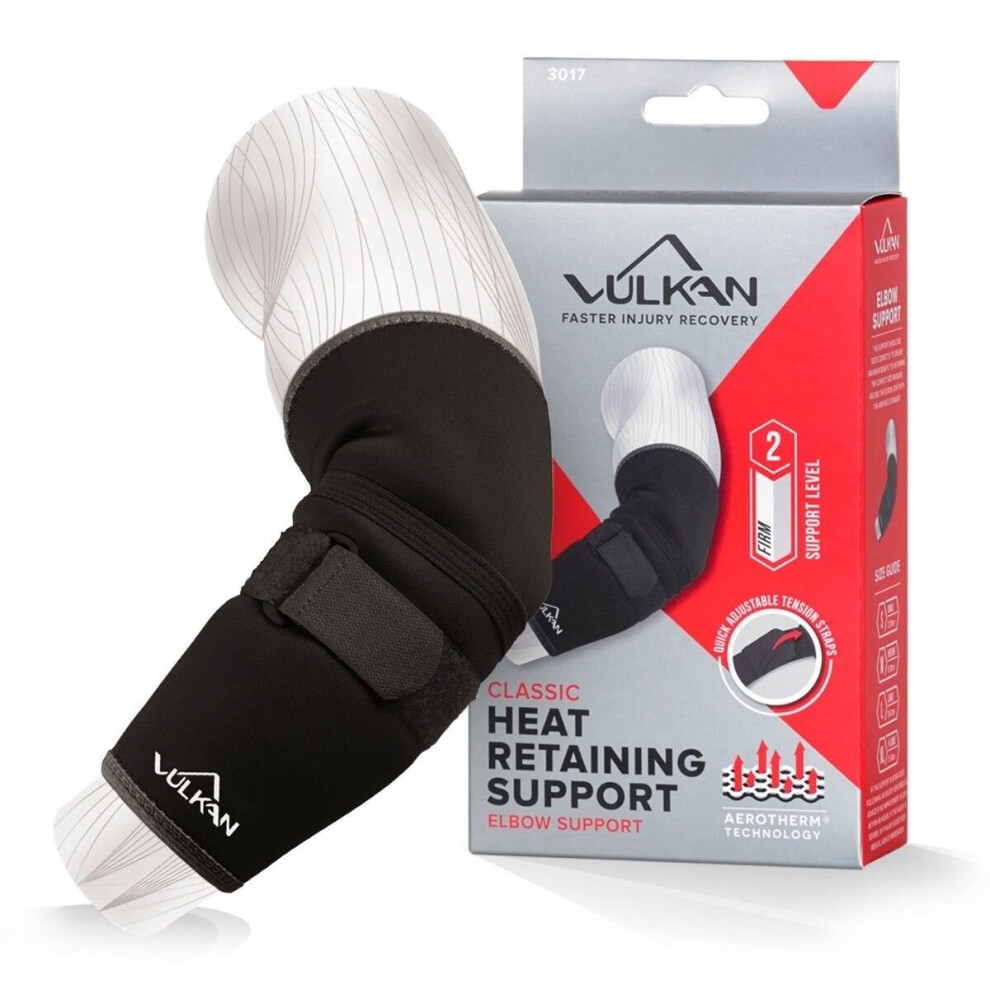 Vulkan (S) Classic 3017 Elbow Strap Compression Sleeve Heat Therapy Rehab Brace