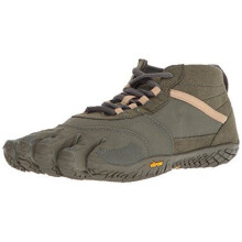 (40) Vibram V-Trek Mens Hiking Trail Five Fingers Mega Grip Shoes Trainers - Military Dark