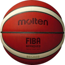 Molten BG5000 Premium Leder-Basketball – Offizieller FIBA-Spielball – Größe 7