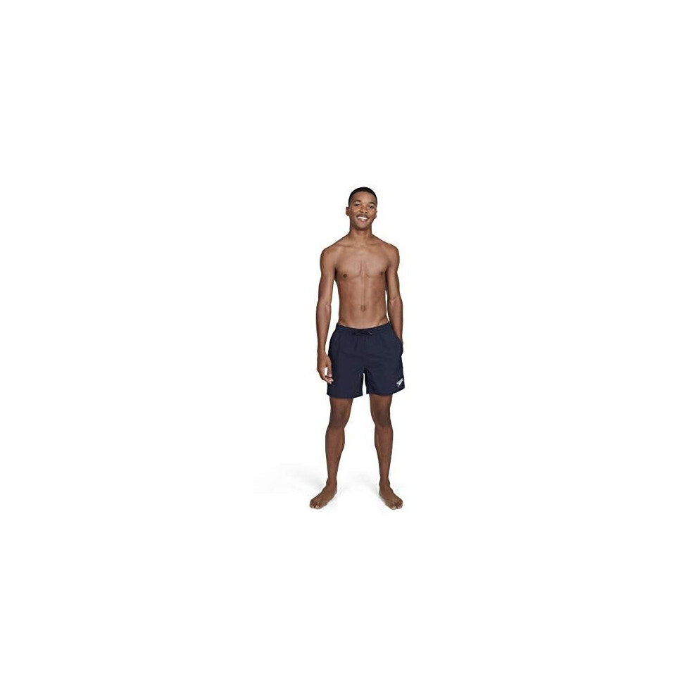 Speedo (2Xl) Essentials 16" Watershort Mens Swimming Shorts Pool Or Beach Swimwear - Navy Multicoloured