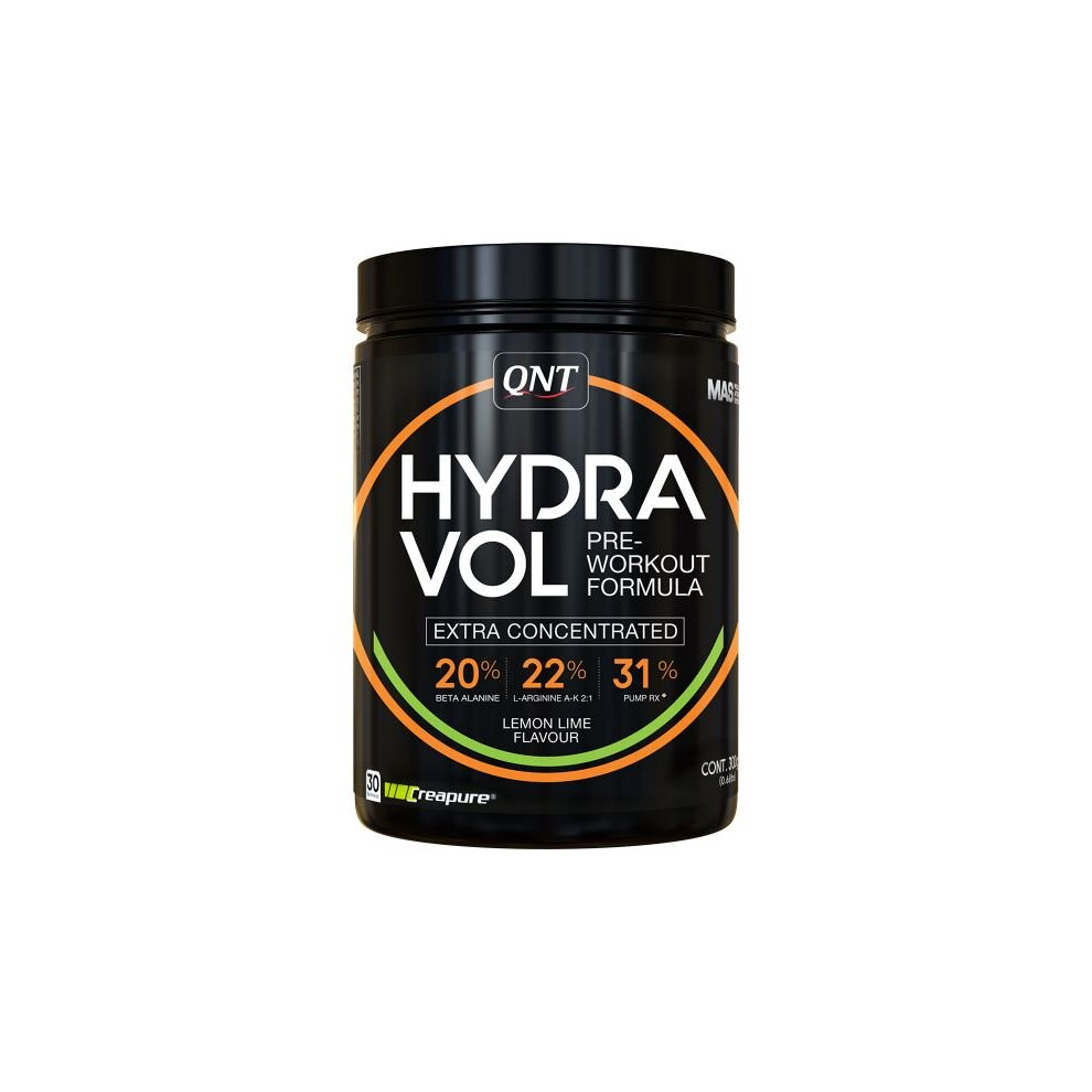 QNT Hydravol Pre Workout Supplement For Intense Training - Lemon Lime