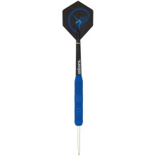 (25 Grams) Unicorn Darts Core Plus Rubberised Blue Brass Precision Value Steel Tip Set