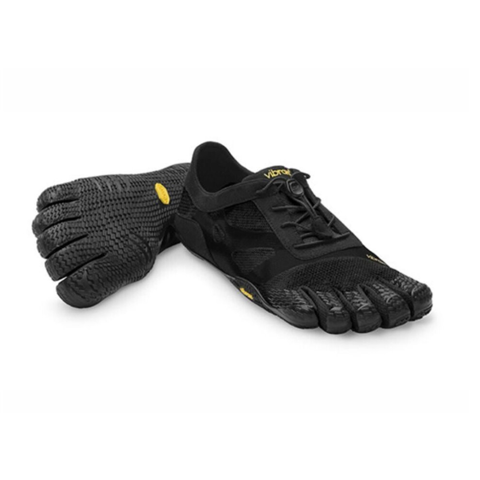 (49) Vibram KS Evo Five Fingers Barefoot MAX FEEL Training Shoes - Black