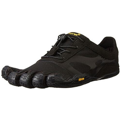 (44) Vibram KS Evo Five Fingers Barefoot MAX FEEL Training Shoes - Black