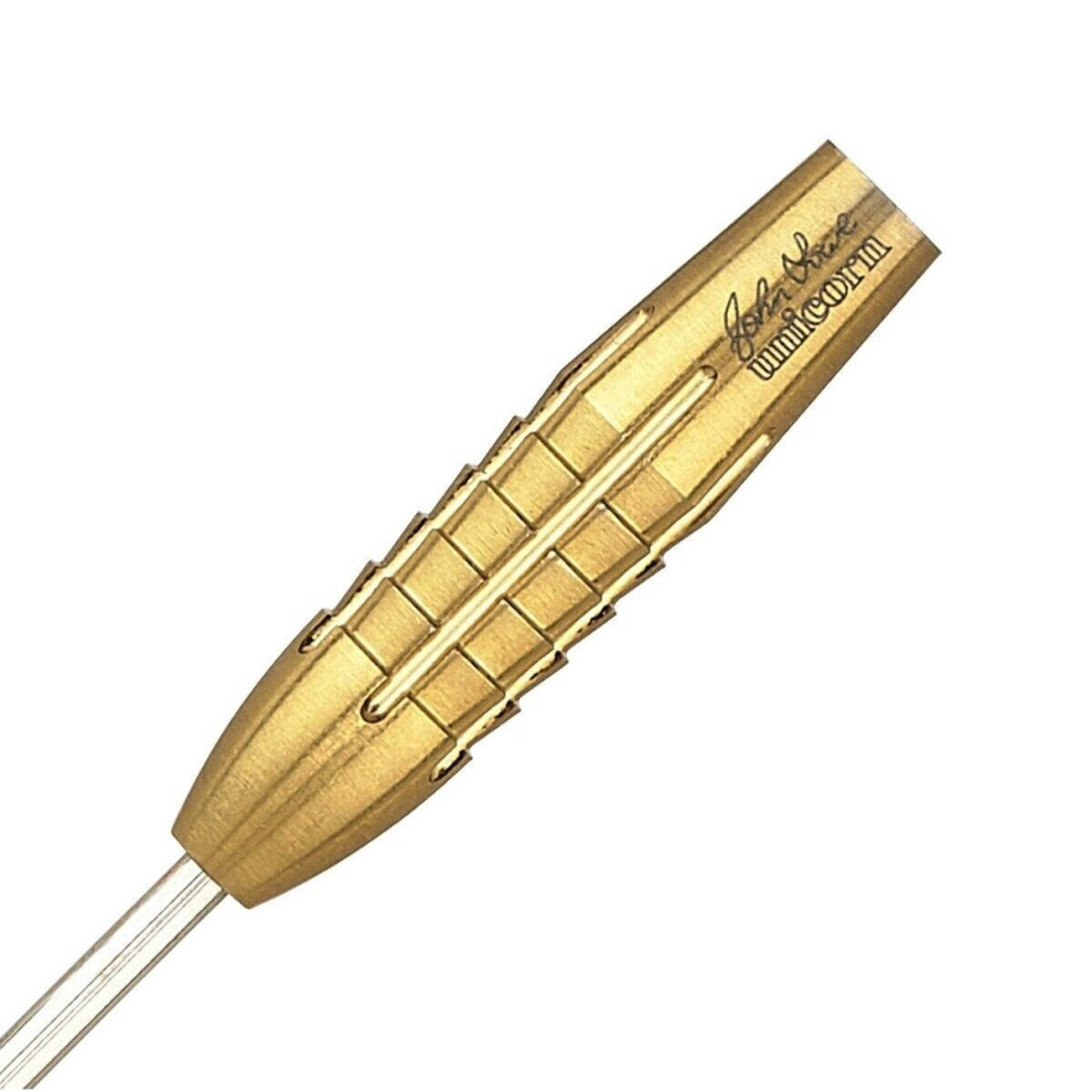 Steel Tip Darts Barrels Only - John Lowe World Champion Purist Player Development Lab Phase 2 - 90% Golden Tungsten Barrels - 21 g