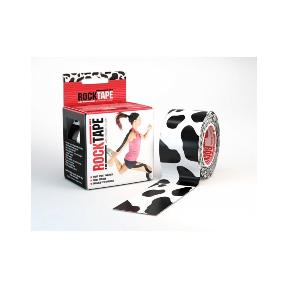 Rocktape Adhesive Sports Kinesiology Athletic Tape Pattern Roll 5cmx5m - Cow