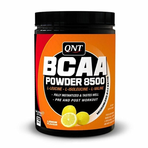 QNT BCAA 8500 Instant Powder για Ενέργεια και Ανάκτηση πριν και μετά την προπόνηση - 350g λεμόνι 2