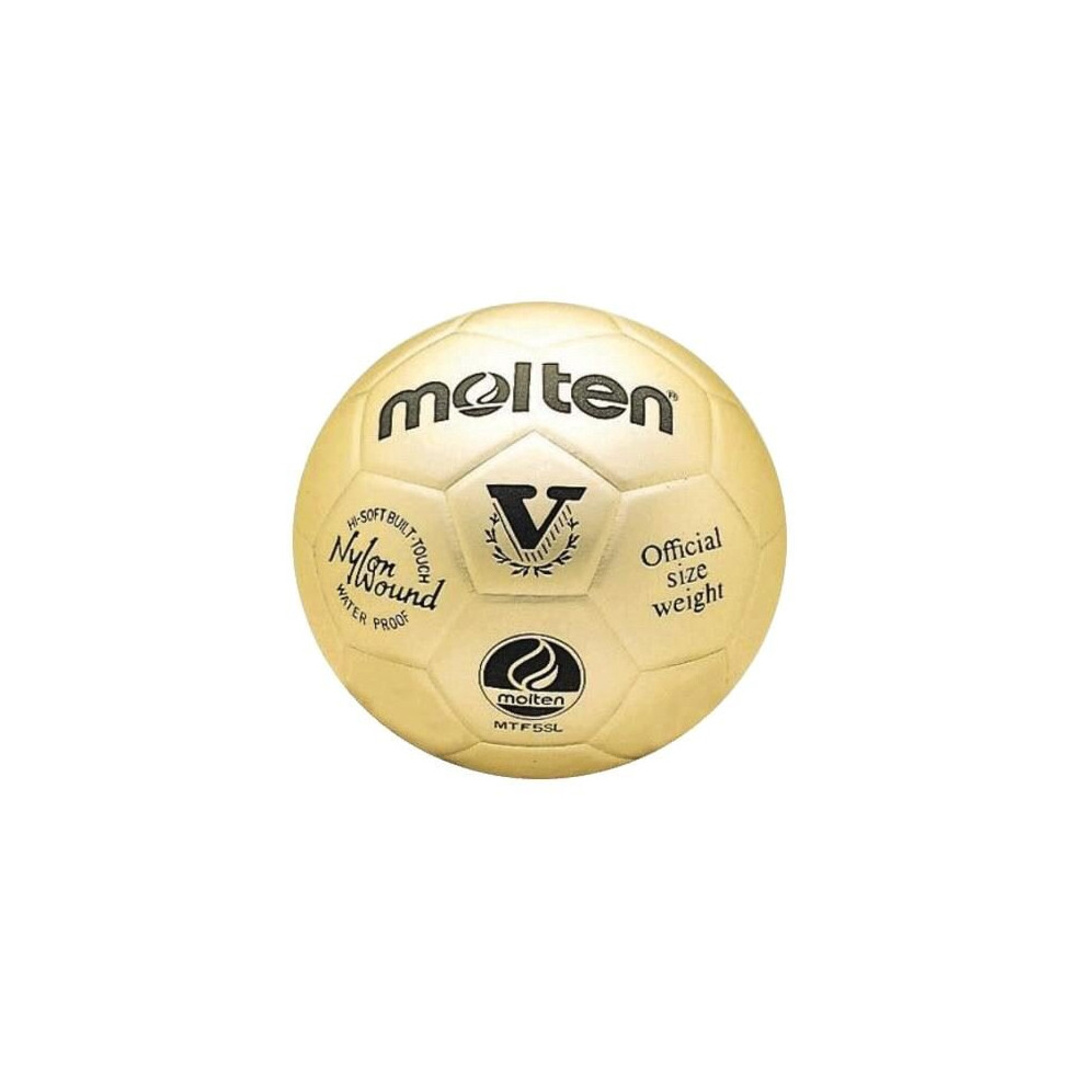 Molten MTV5SLGL Gold Presentation Ornamental Trophy Leather Volleyball