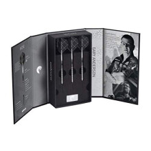 (23 Grams) Unicorn Darts Gary Anderson Noir 90% Tungsten Black Titanium Steel Tip Set