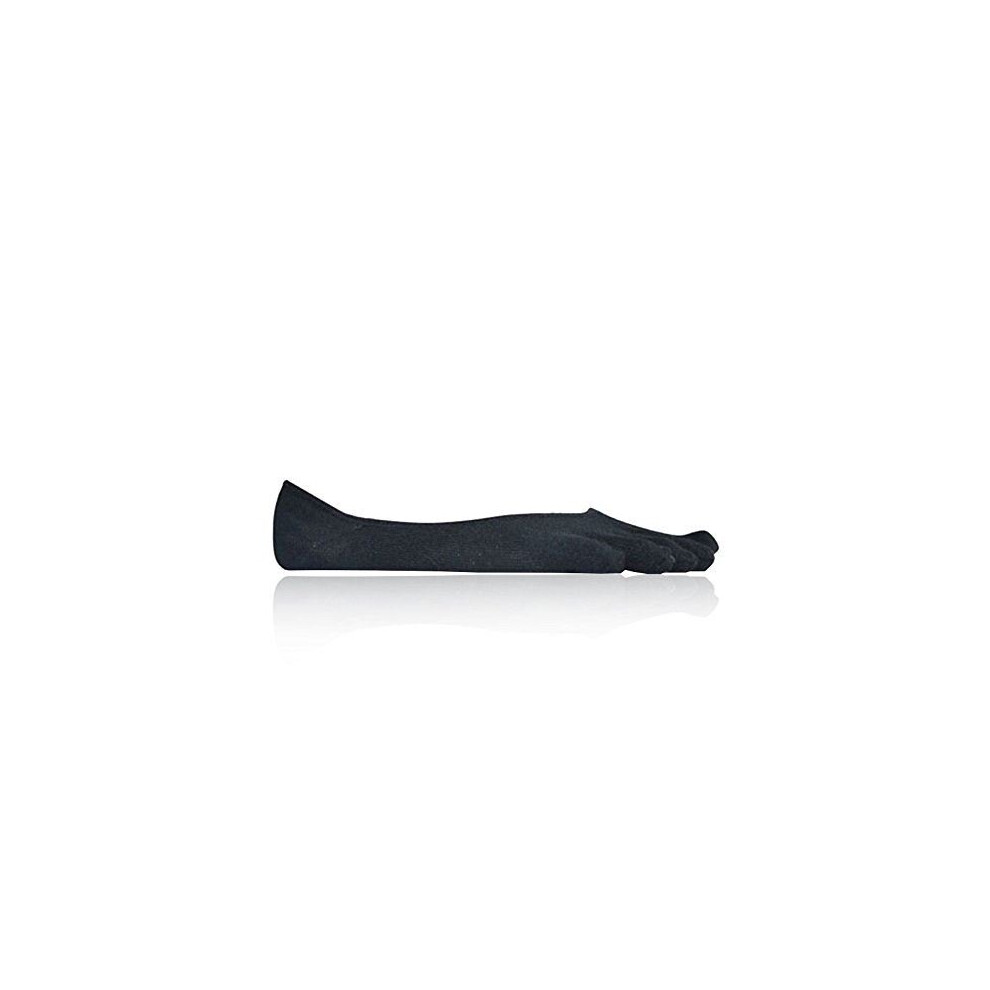 (Large) Vibram 5Toe Ghost Five Fingers Socks Unisex Outdoor Trail - Black