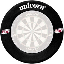 (Black) Unicorn Darts Striker Dartboard Surrounds Lightweight PDC For Full Size Board