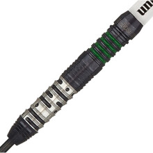 (20 Grams) Unicorn Darts Code Dart in Green Tungsten Steel - Soft Tips & Aggressive Pattern