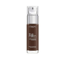 L'Oreal Paris Foundation True Match Liquid Foundation 12N Ebony with Hyaluronic Acid & SPF 17 30ml