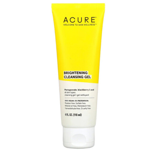 Acure, Brightening Cleansing Gel, 118ml