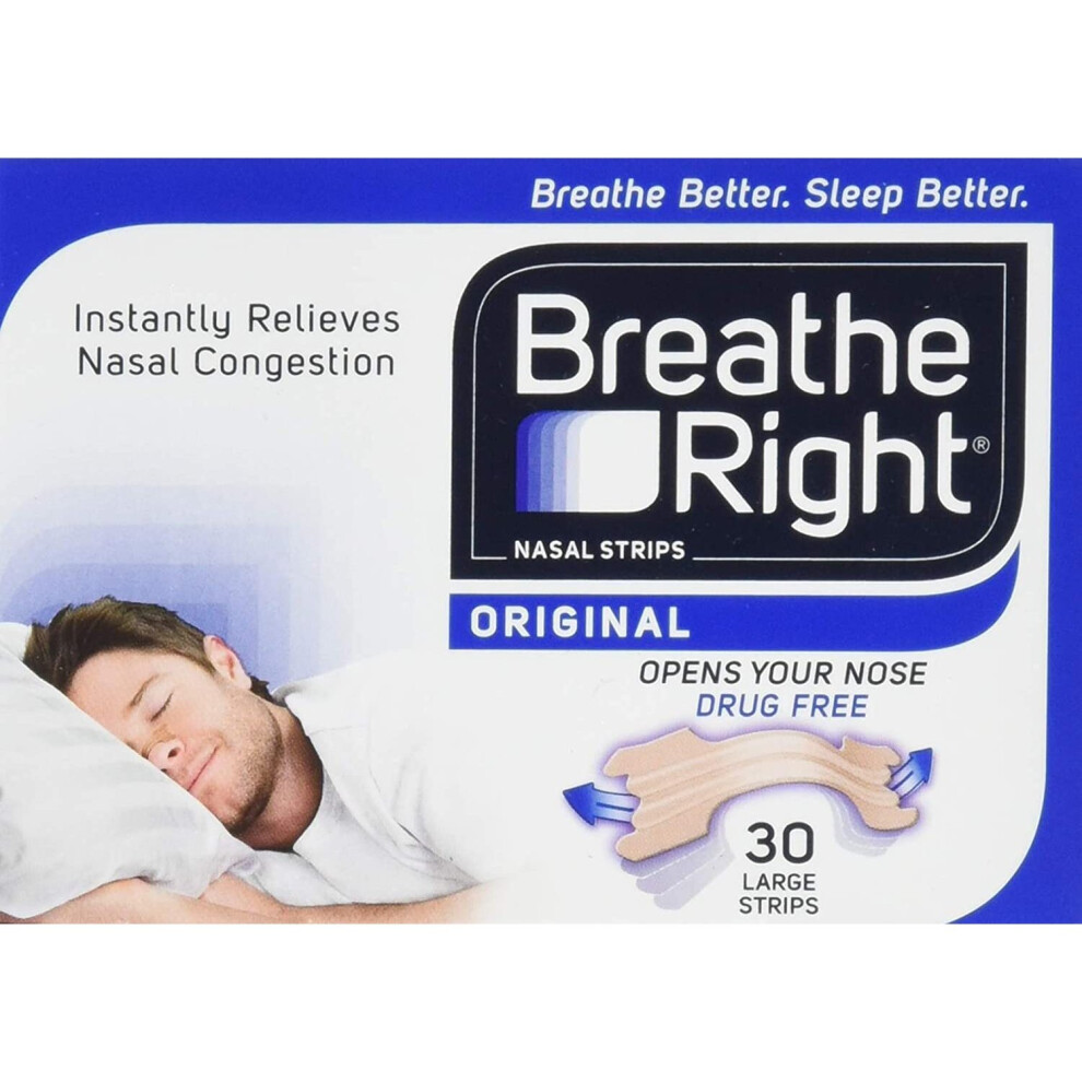 (L) Breathe Right Congestion Relief Nasal Strips