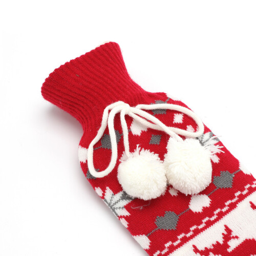 (Red) 2L Extra Long Hot Water Bottle Warmies 2