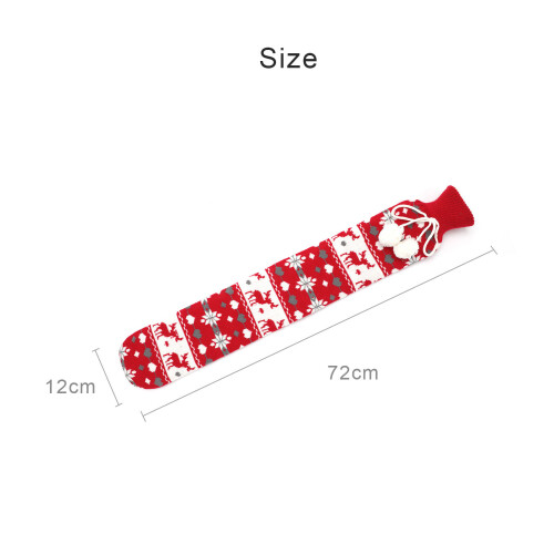 (Dark Gray) 2L Extra Long Hot Water Bottle Warmies 1