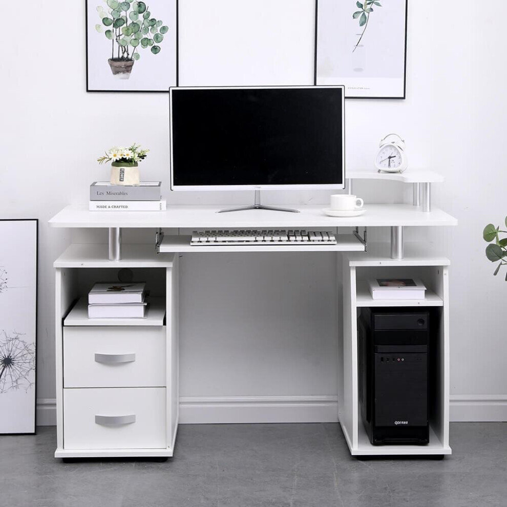 Apollo 2 Drawer Storage Computer Desk