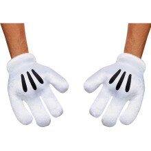 Disguise Disney Mickey Mouse Handskar, Officiella Vuxenstorleks Mickey Kostymtillbehör