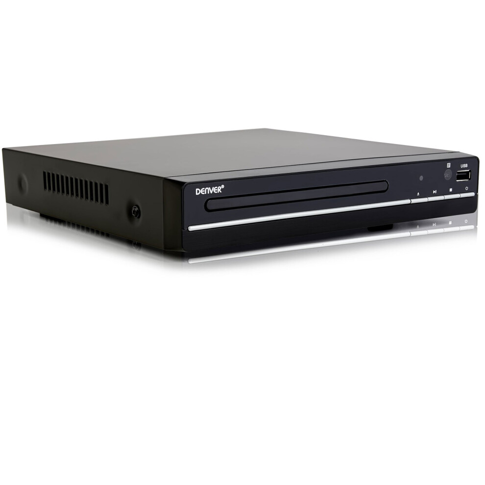 Denver Dvh-7787 Compact Multi-Region Dvd Player With 1080P Upscaling, Hdmi/Scart/Composite, Usb Playback