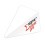 Unicorn Unicorn Darts Sigma .100 Super Pro Shape Micron Dart Flight - Λευκό 1