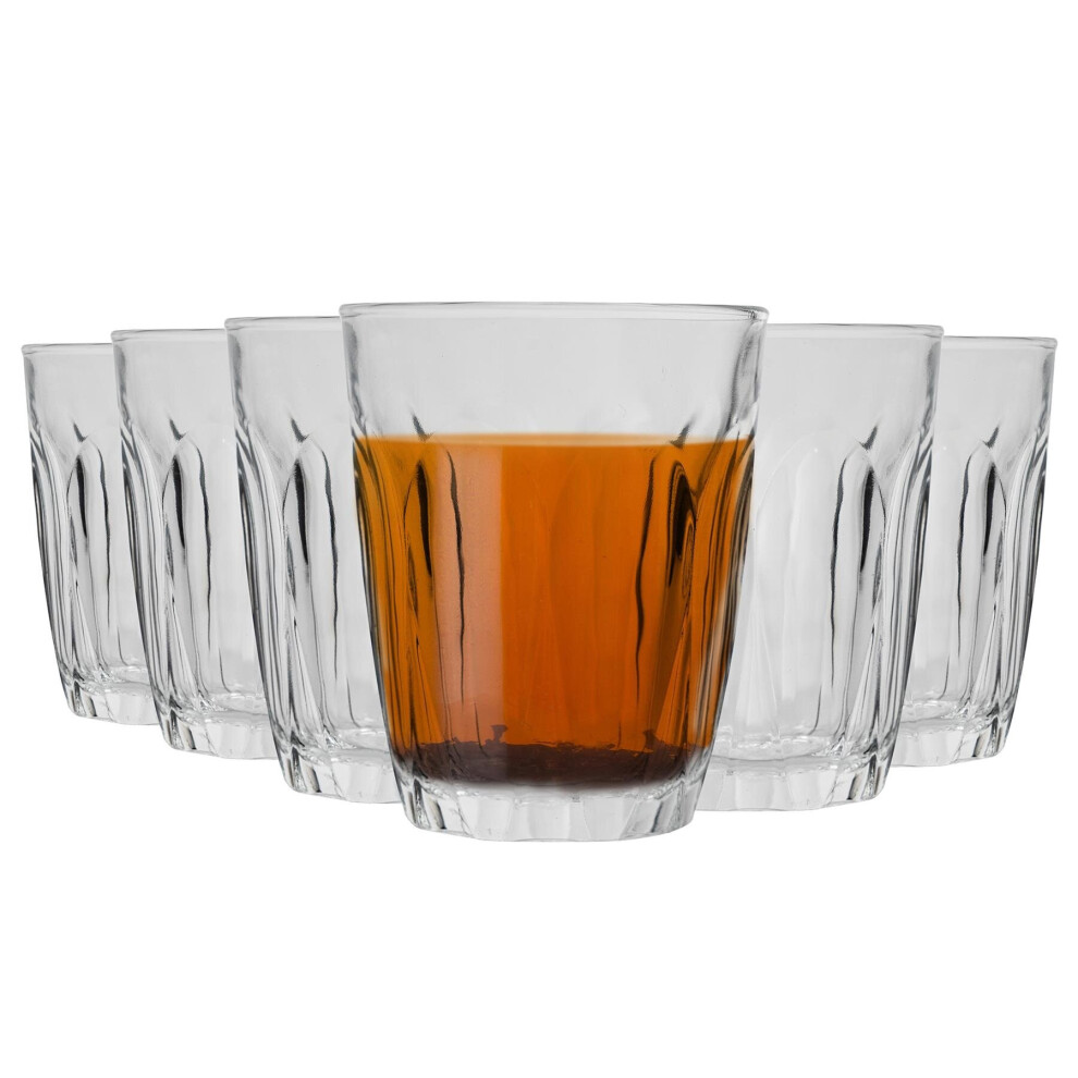 Duralex Provence Glass Juice Water Tumblers Glasses Set 160Ml X12