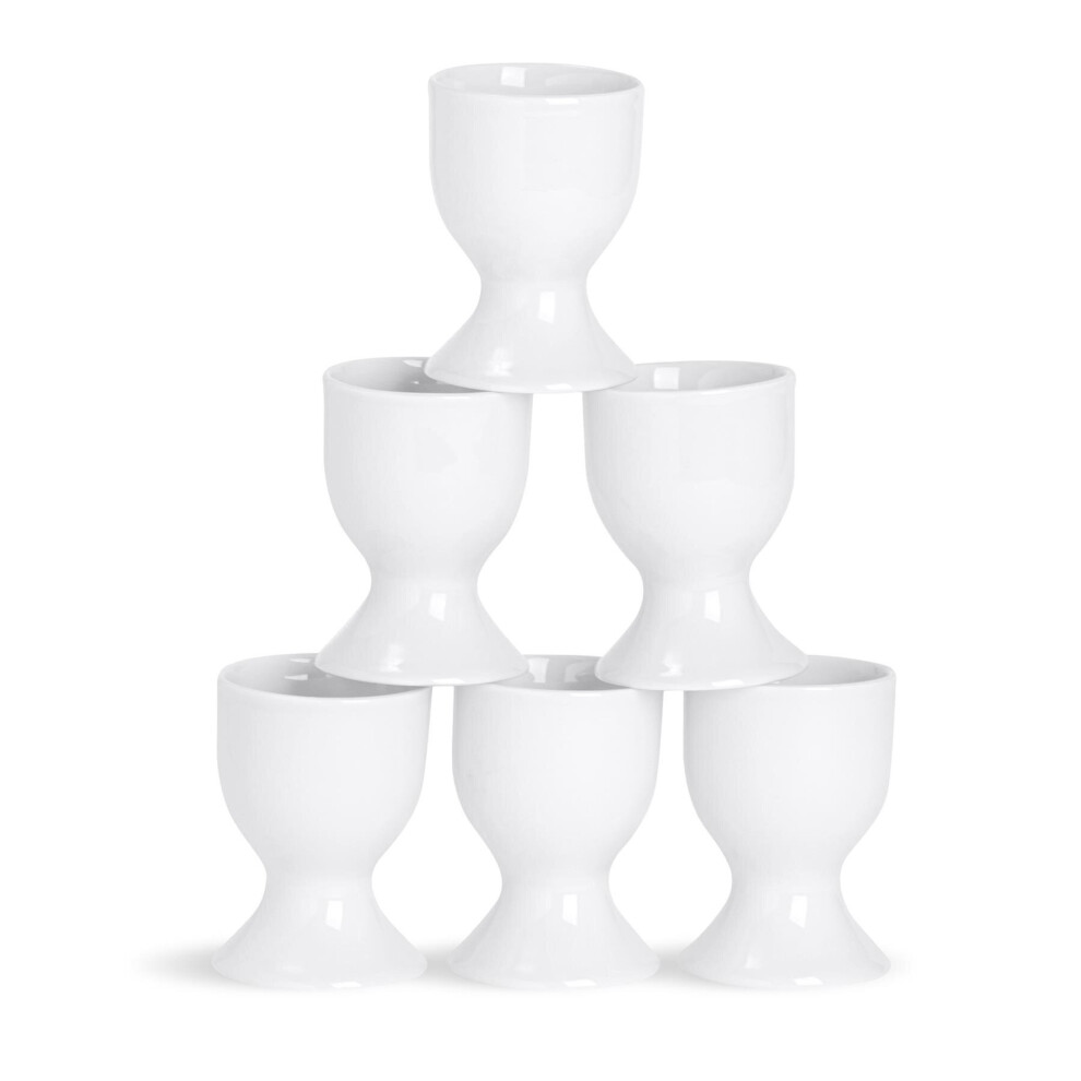 Classic White Egg Cups 5cm Pack Of 6