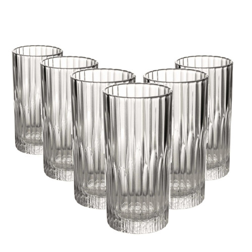 Duralex Duralex Manhattan Vintage Collins Gin Highball Cocktail Glasses 305ml x12