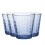 Duralex Duralex Prisme Glass Juice Water Tumblers Glasses Set Blue 220ml x8 1