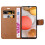 (Blue) For Samsung Galaxy A42 5G Leather Case 7
