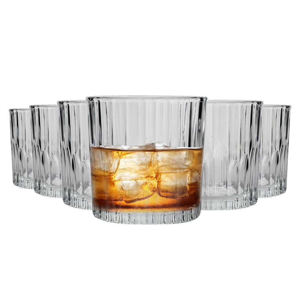 Duralex Manhattan Vintage Whisky Whiskey Rocks Tumblers Glasses 310Ml X12