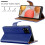 (Blue) For Samsung Galaxy A42 5G Leather Case 3