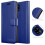 (Blue) For Samsung Galaxy A42 5G Leather Case 1