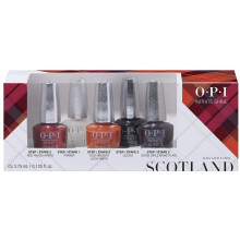 OPI SCOTLAND INFINITE SHINE MINI NAIL POLISH PACK SET OF 5 X 3.75ML