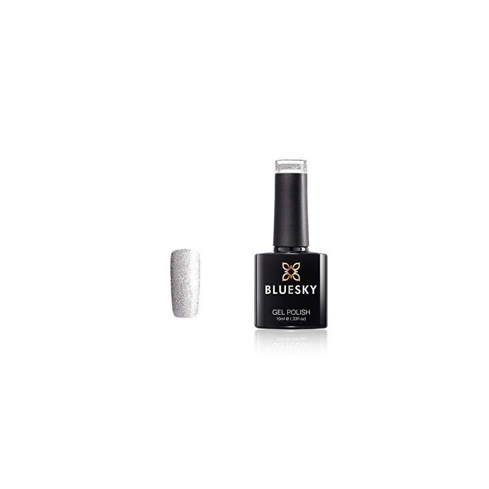 Bluesky UV/LED Gel Soak Off Nail Polish, Platinum 27, Diamonds and Pearls, 10 ml (Requires Curing Under UV/LED Lamp)