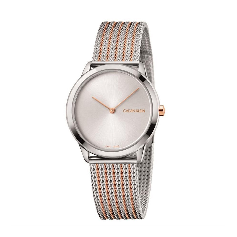 Calvin Klein K3M22B26 Minimal Quartz Silver Dial Unisex Watch